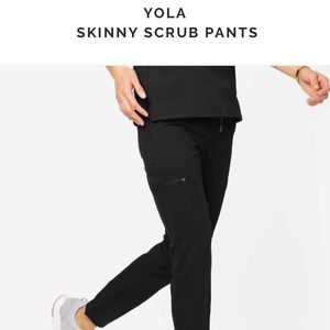 YOLA SKINNY SCRUB PANTS
